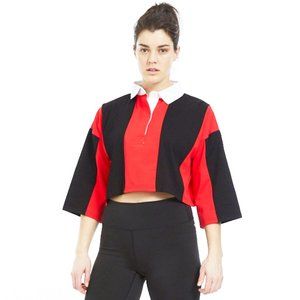 BRAND NEW WOMEN'S PSK SHIRT X-LARGE RUGBY STYLE CROP TOP WOMENS SIZE XL POLO